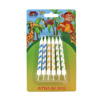 נרות מאויירים קופיקו-6 יח'