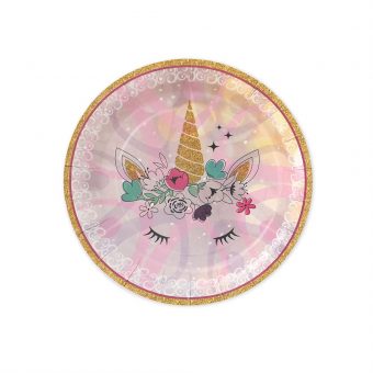 צלחת חד קרן 7"