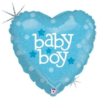 בלון הליום BABY BOY לב 18''