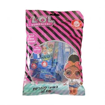 צמידי סוכריות בצורת לב LOL לול- 14 יח'