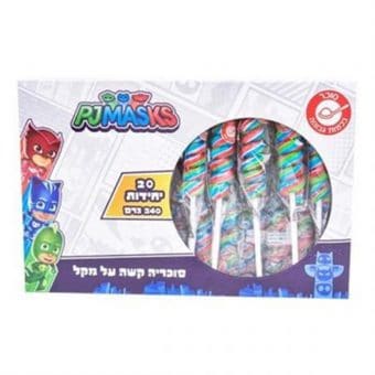 סוכריות טוויסט על מקל כוח פיג'יי- 20 יח'