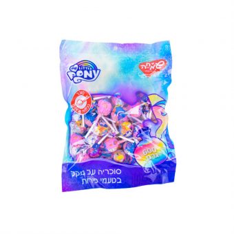 מארז סוכריות על מקל בטעמי פירות הפוני הקטן שלי- 50 יח'
