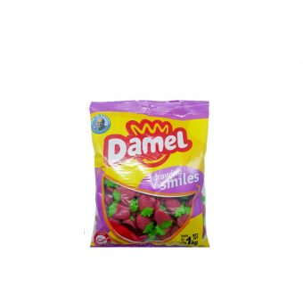 סוכריות ג'לי בטעם פטל צורת תות- 1 קילו