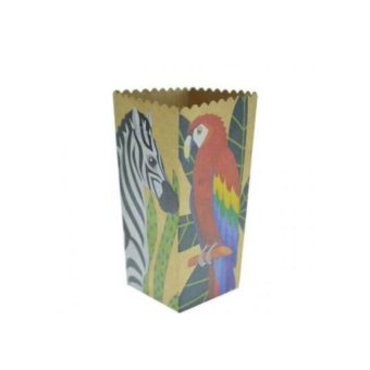 קופסאות פופקורן וחטיפים ספארי קראפט- 4 יח'