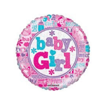 בלום הליום BABY GIRL דזלר 18''