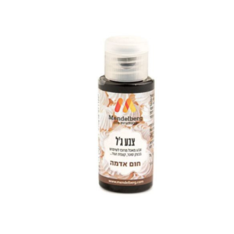צבע ג'ל חום אדמה