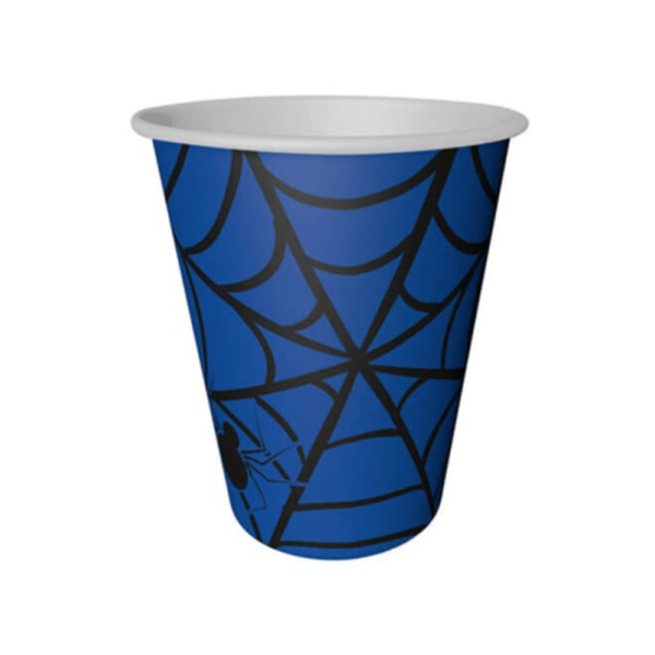 כוסות ספיידרמן בצבע כחול
