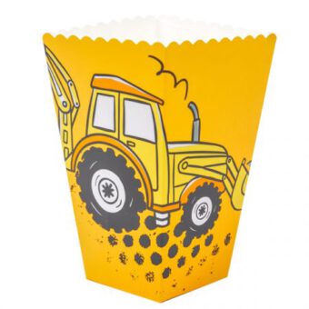 קופסאות פופקורן וחטיפים טרקטורים 6 יח'