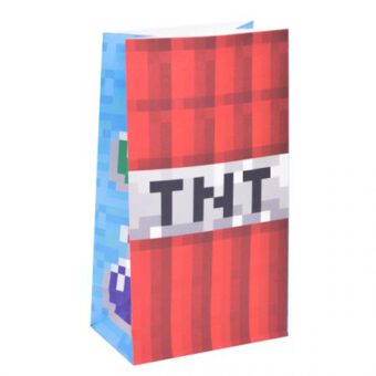 שקית נייר בסיס מפוקסל -6 יח