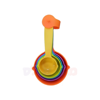 סט 5 כוסות מדידה פלסטיק